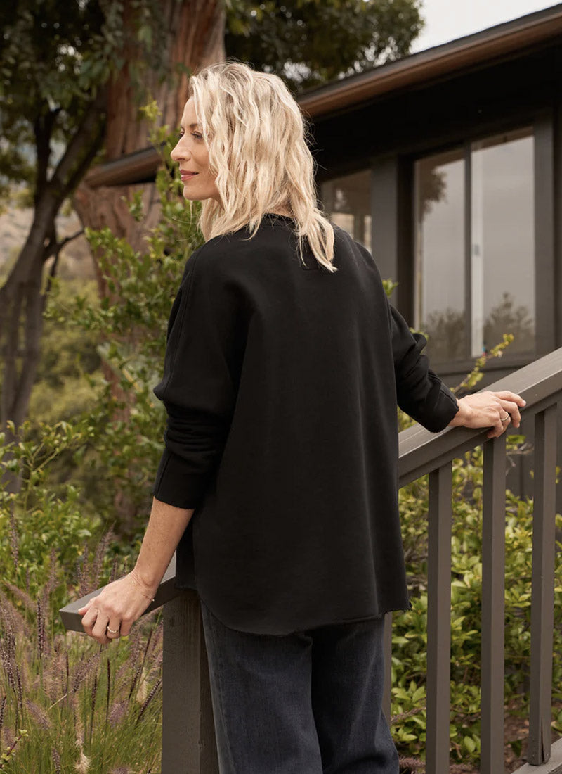 Frank & Eileen Triple Fleece Long Sleeve Capelet