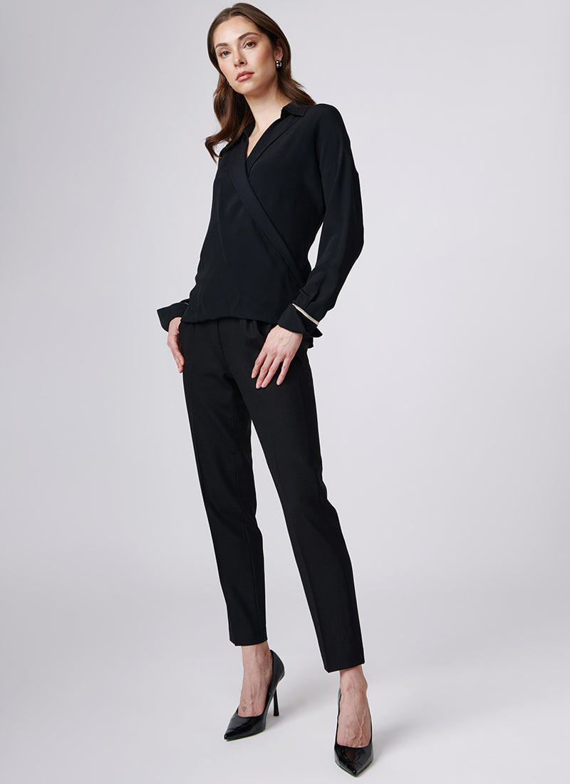Antonelli Anchise Wrap Blouse
