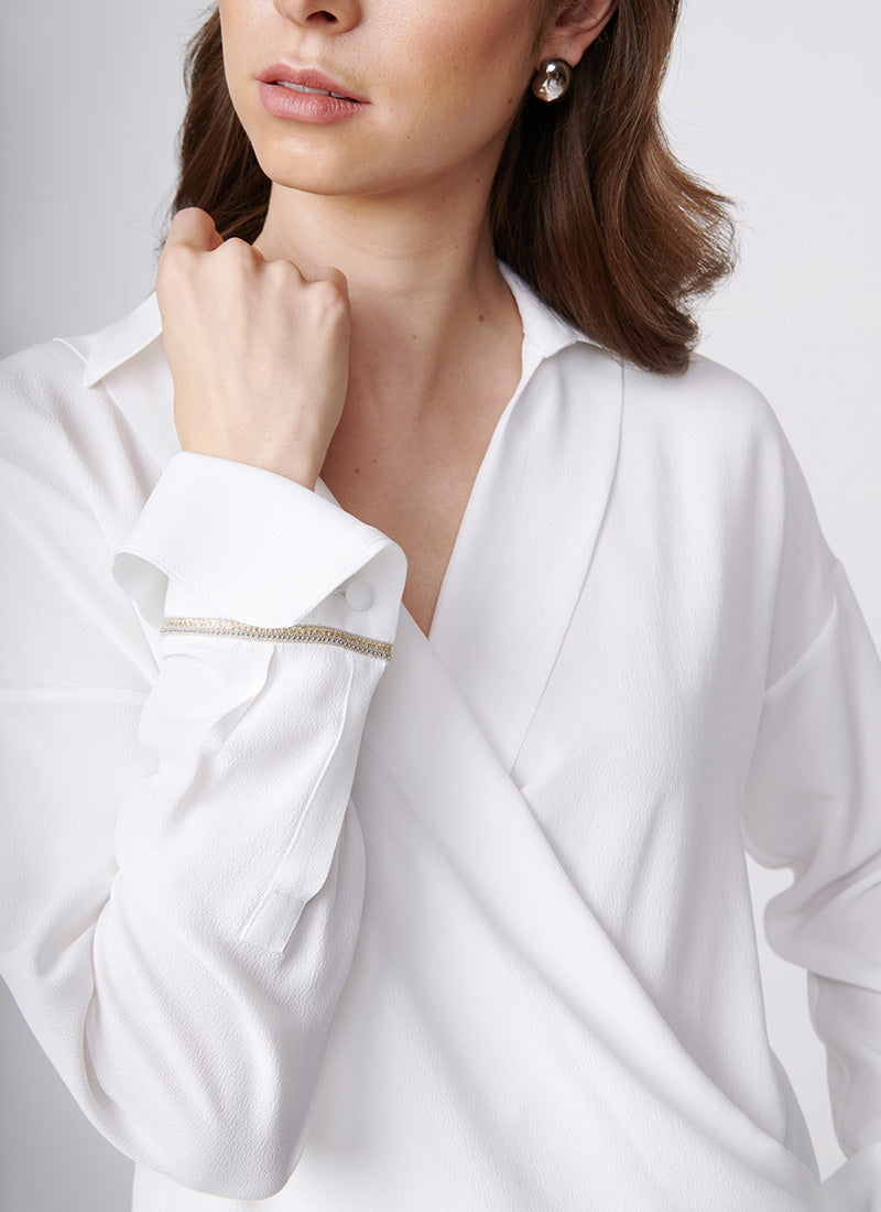 Antonelli Anchise Wrap Blouse