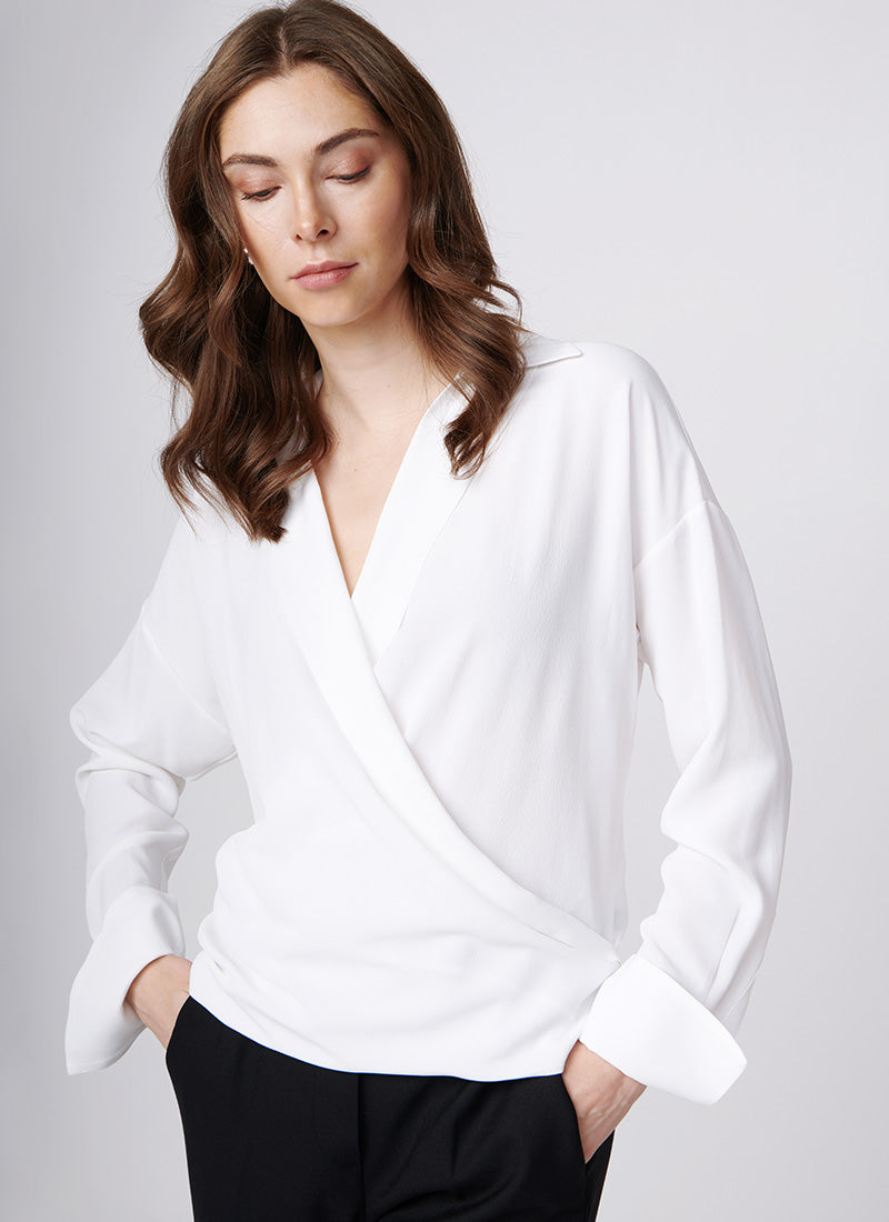 Antonelli Anchise Wrap Blouse