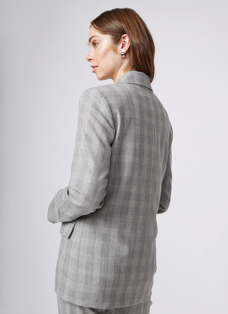 Antonelli Eracle Double-Breasted Glenplaid Blazer