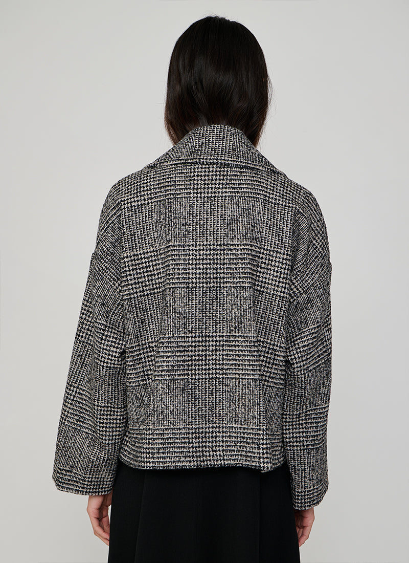 Franciacorta Short Plaid Coat by Antonelli at Andrews