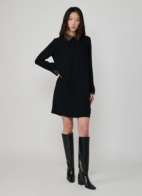 Merlot Collared Dress by Antonelli at Andrews