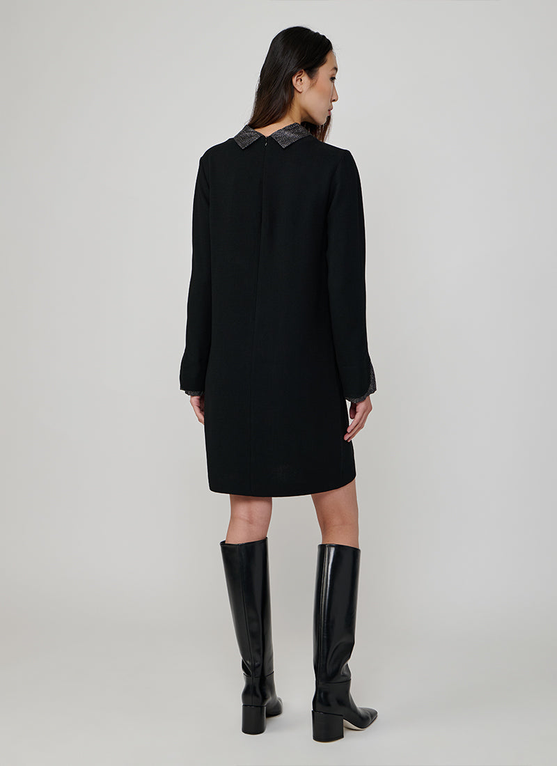 Merlot Collared Dress by Antonelli at Andrews