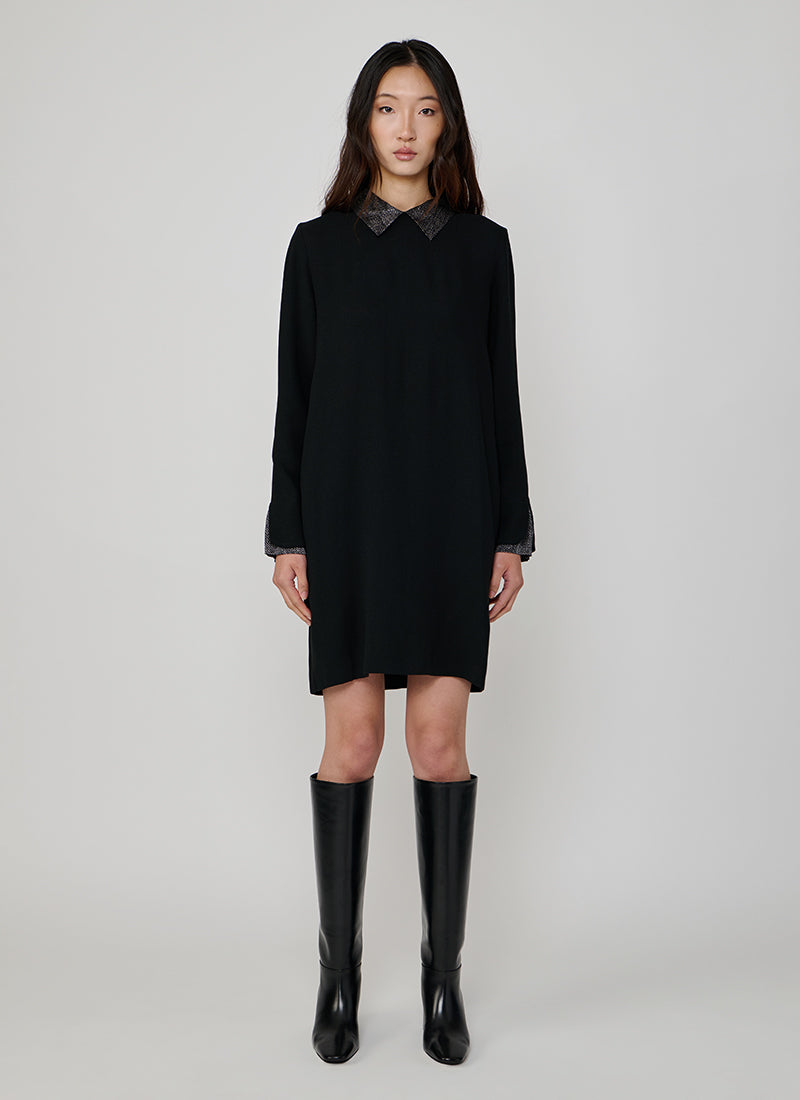 Merlot Collared Dress by Antonelli at Andrews