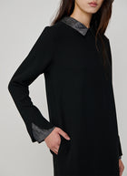 Merlot Collared Dress by Antonelli at Andrews