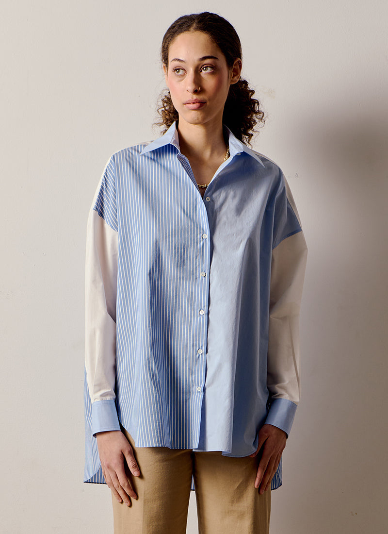 Aprilia Patchwork Stripe Shirt Antonelli Andrews
