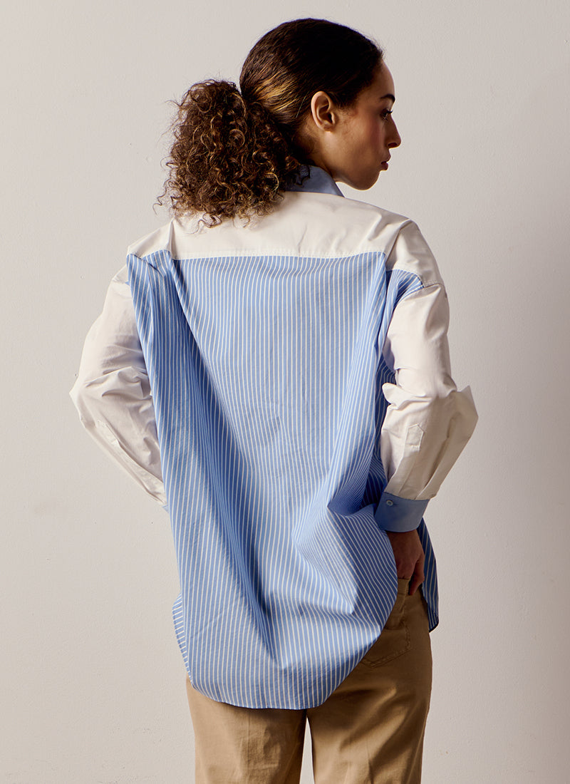 Aprilia Patchwork Stripe Shirt Antonelli Andrews