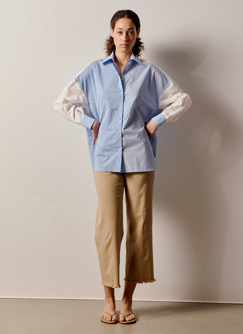 Aprilia Patchwork Stripe Shirt Antonelli Andrews