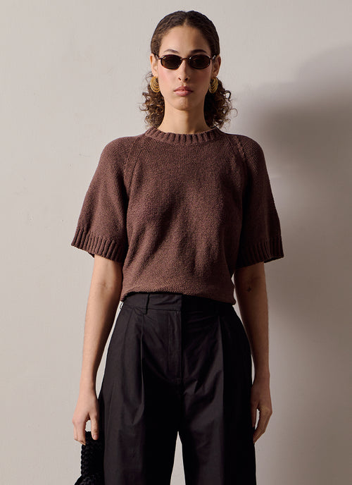 Antonelli Heidi Short Sleeve Sweater