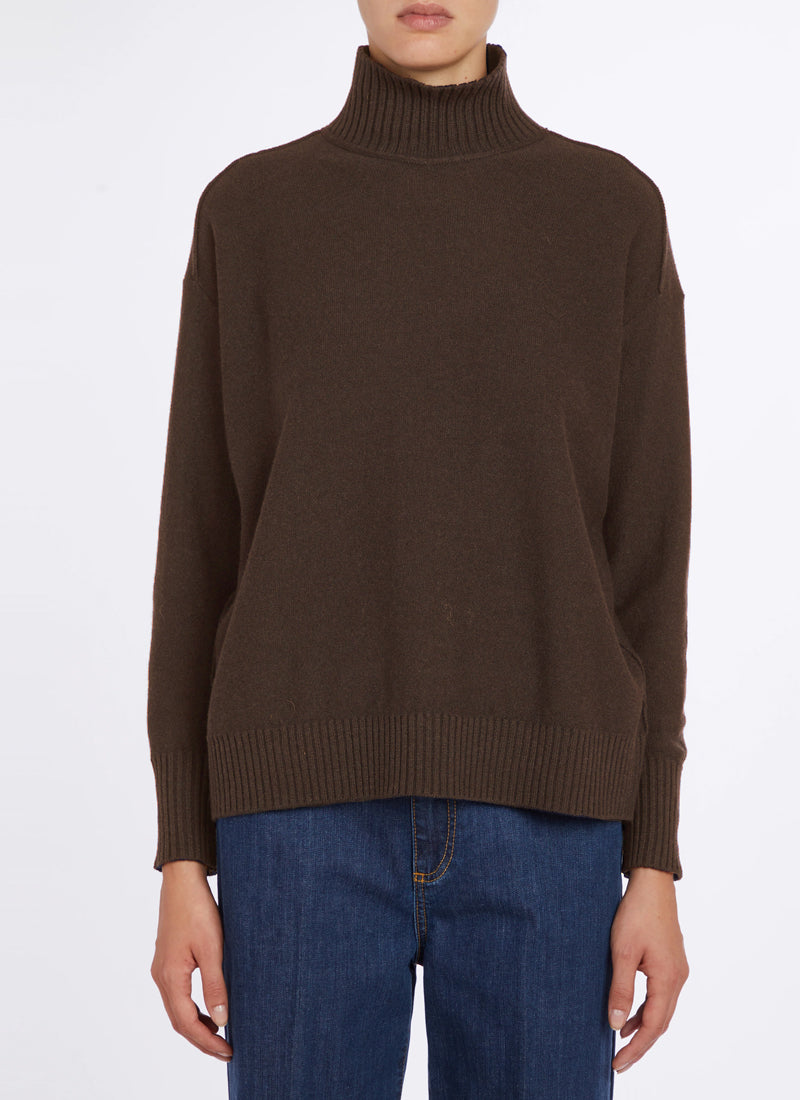  Marco Aurelio Split Neck Sweater by Antonelli at Andrews 