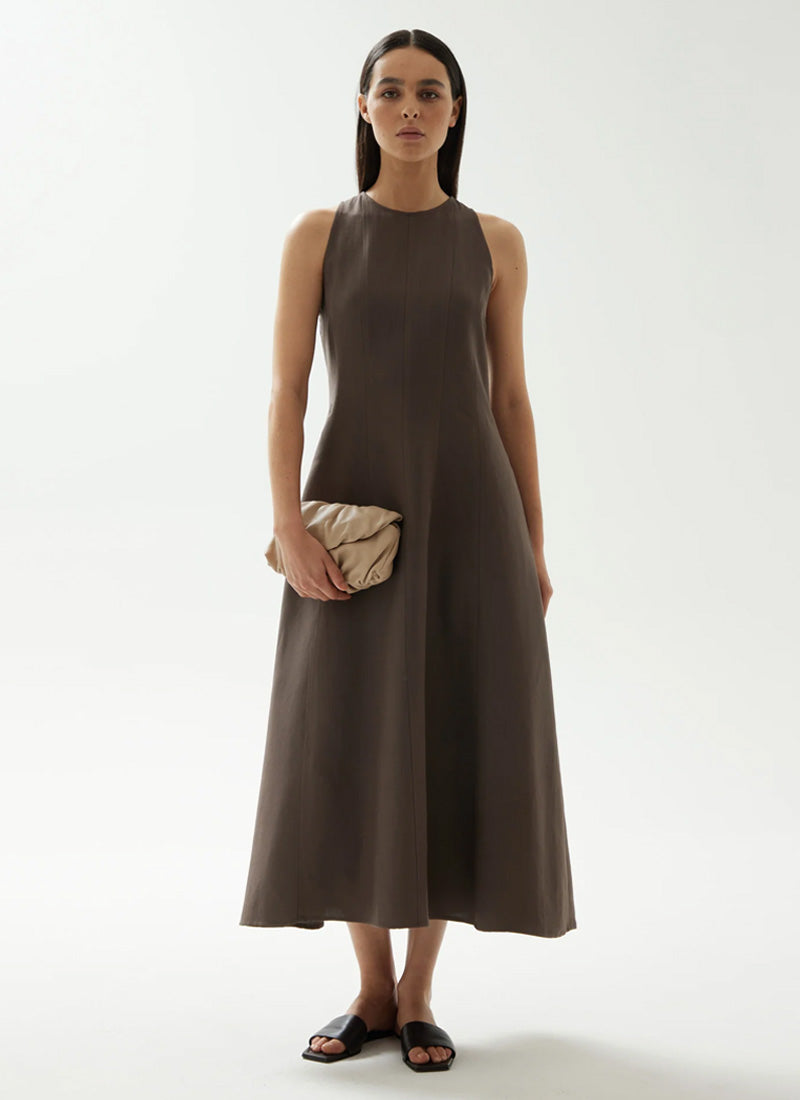 Antonelli Monsen Linen Midi Dress