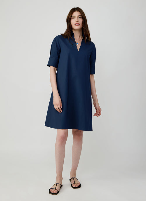 Antonelli Nicla Short Sleeve V-Neck Dress