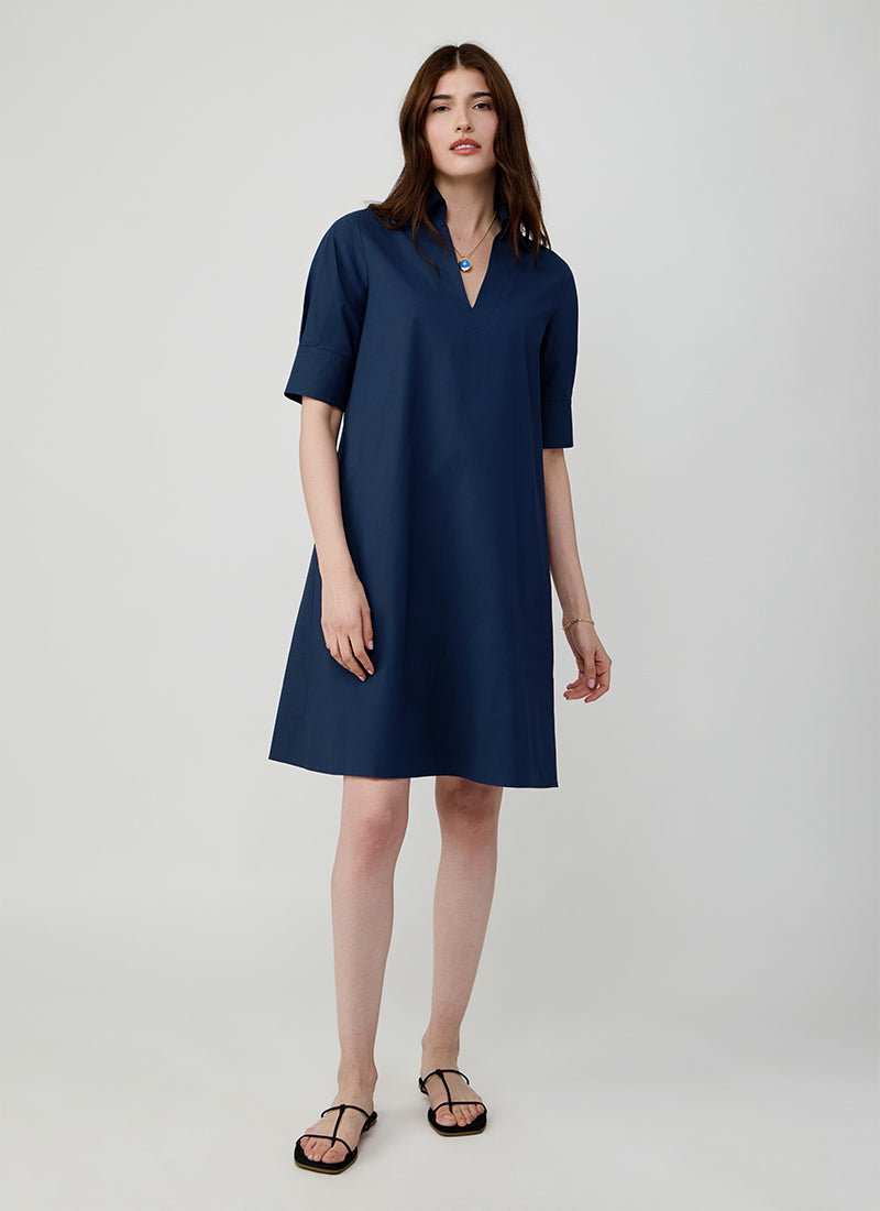 Antonelli Nicla Short Sleeve V-Neck Dress