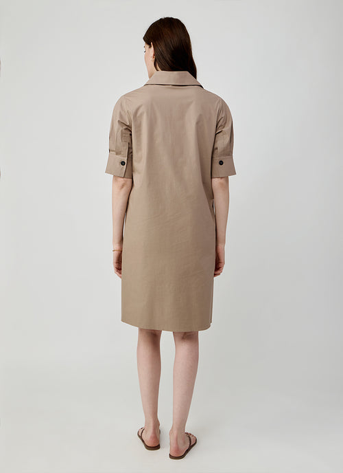 Antonelli Nicla Short Sleeve V-Neck Dress