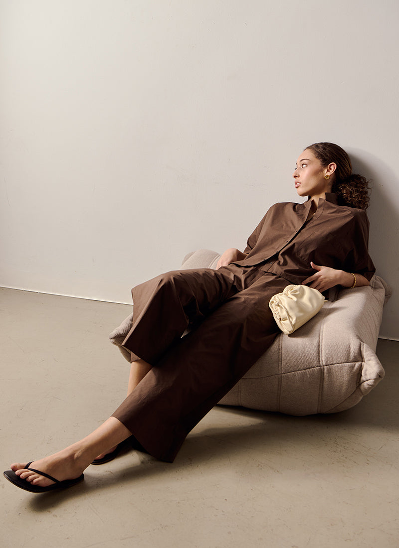 Antonelli Papaya Wide Leg Pant