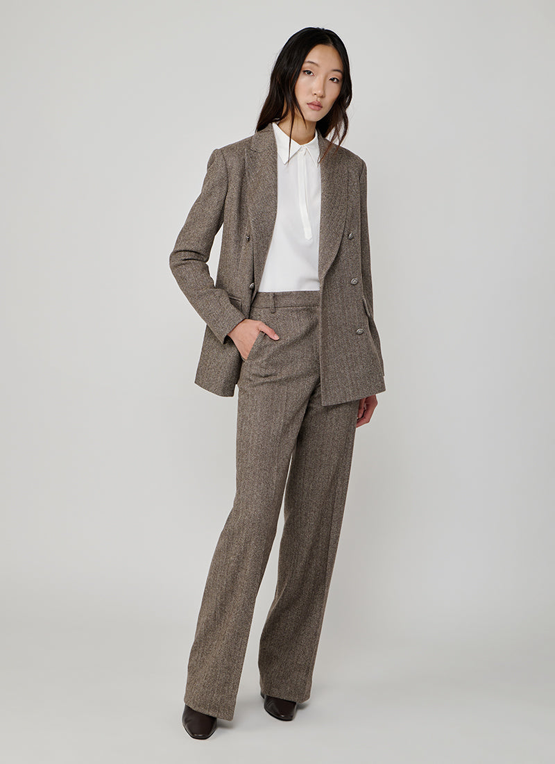  Ponce Herringbone Pant by Antonelli at Andrews 