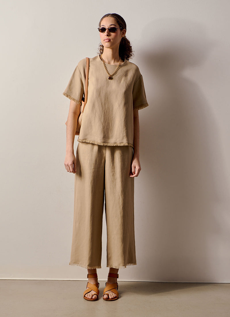 Antonelli Sam Fringe Crop Pant