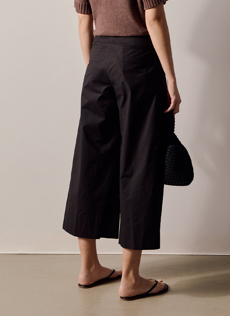 Tenerife Wide Leg Pleated Crop
