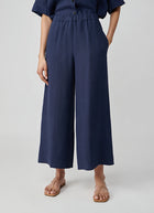 Antonelli Tropea Wide Leg Linen Pant