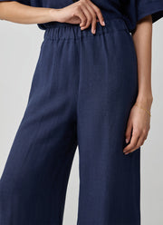 Antonelli Tropea Wide Leg Linen Pant