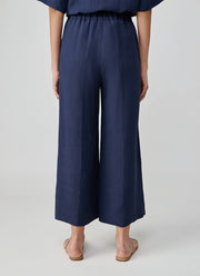Antonelli Tropea Wide Leg Linen Pant