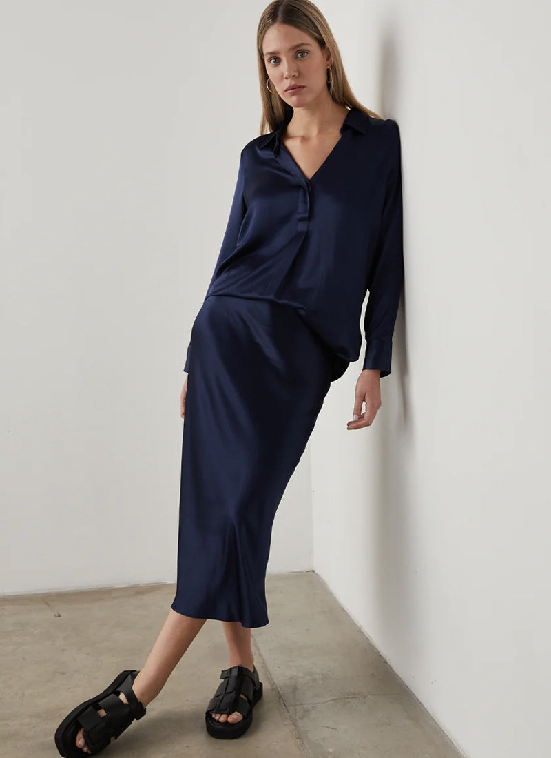 Rails Anya Satin Skirt