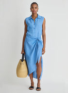 Apiece Apart Tamar Sleeveless Wrap Maxi Dress