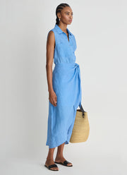 Apiece Apart Tamar Sleeveless Wrap Maxi Dress