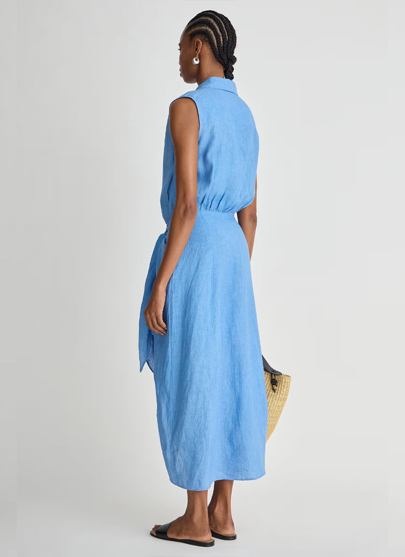 Apiece Apart Tamar Sleeveless Wrap Maxi Dress