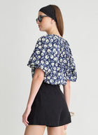 Apiece Apart Nele Cotton Lantern Sleeve Top