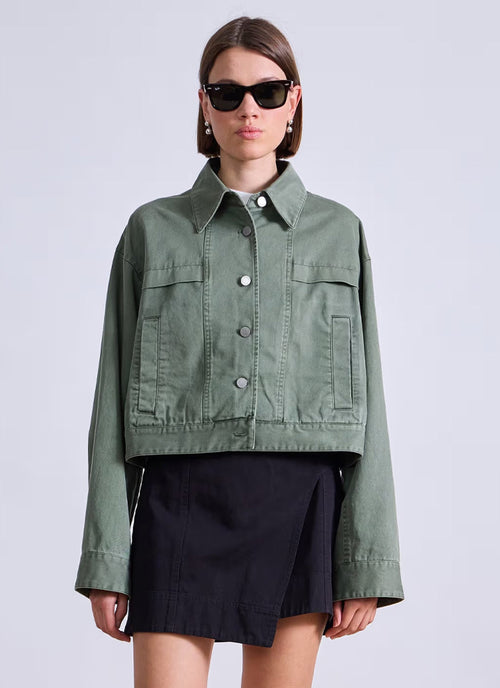Apiece Apart Cropped Trapeze Jacket