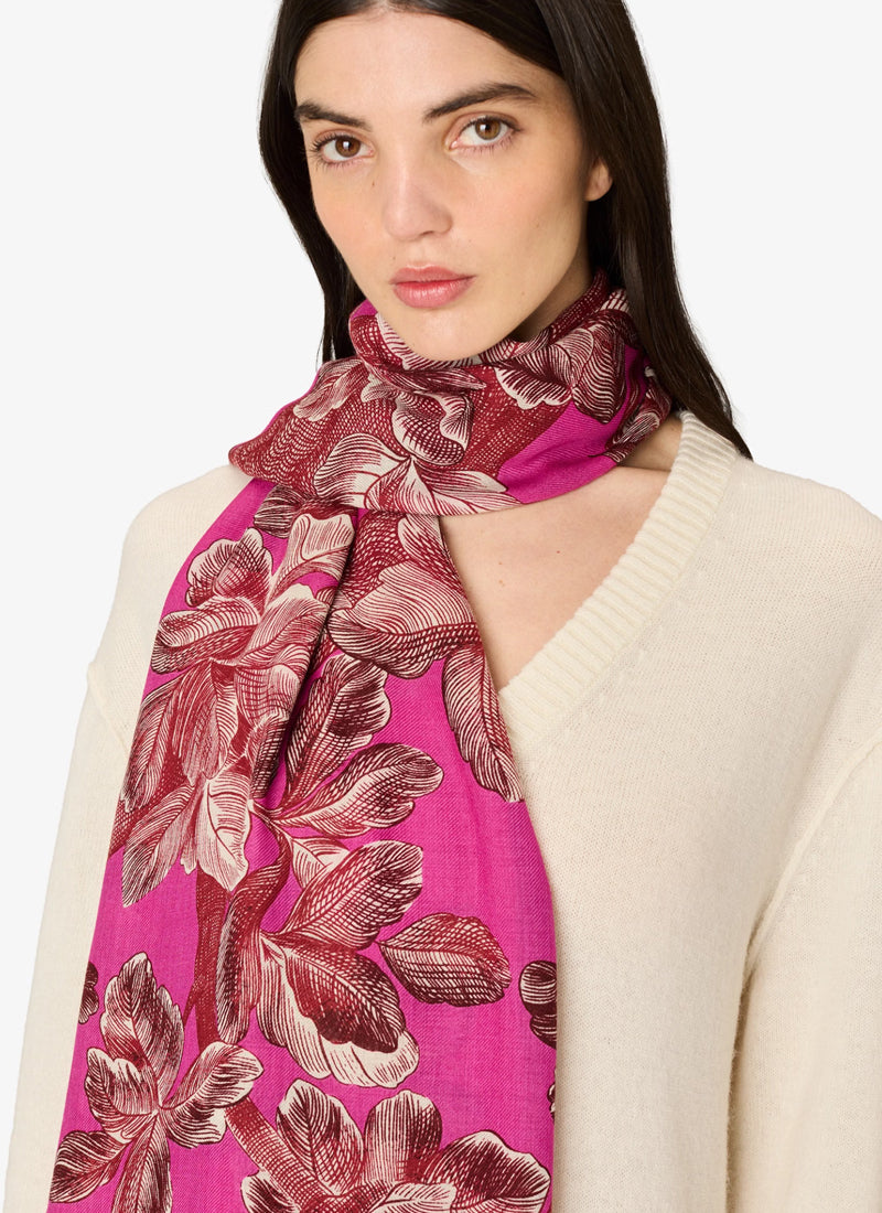 Arboris Flower Wool Scarf