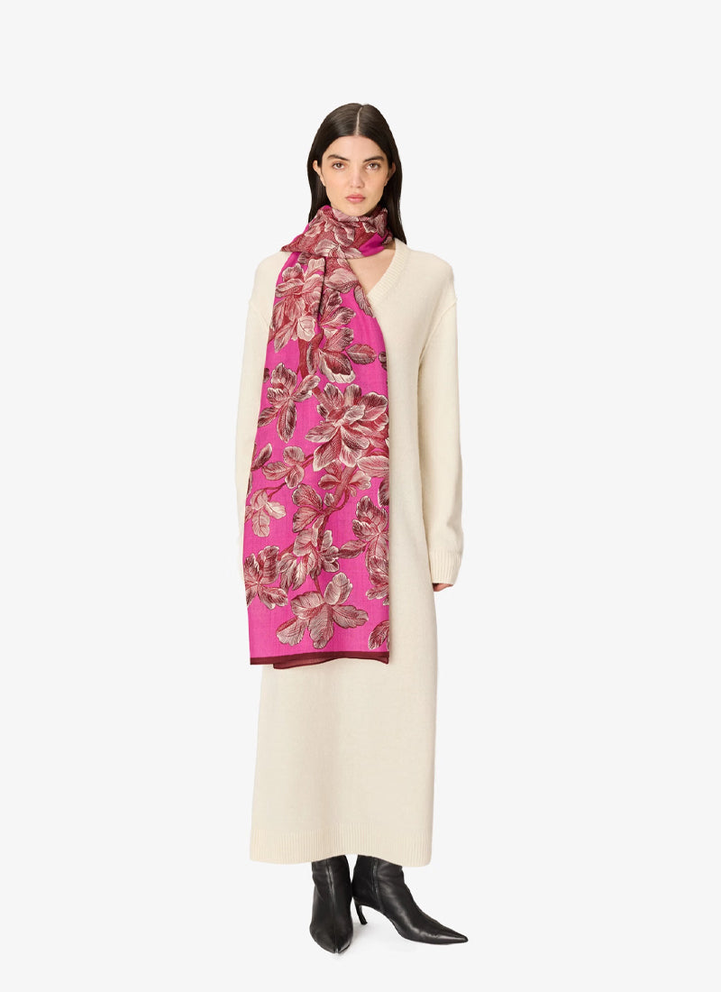 Arboris Flower Wool Scarf