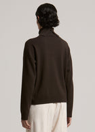 Argyle Silk Cashmere Turtleneck