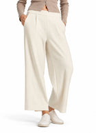 Arina Crop Flannel Jersey Pull On Pant