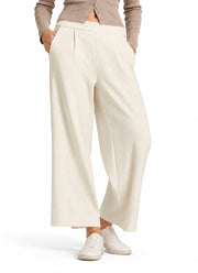 Arina Crop Flannel Jersey Pull On Pant