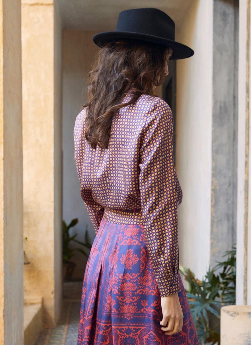 Momoni Arles Printed Silk Shirt