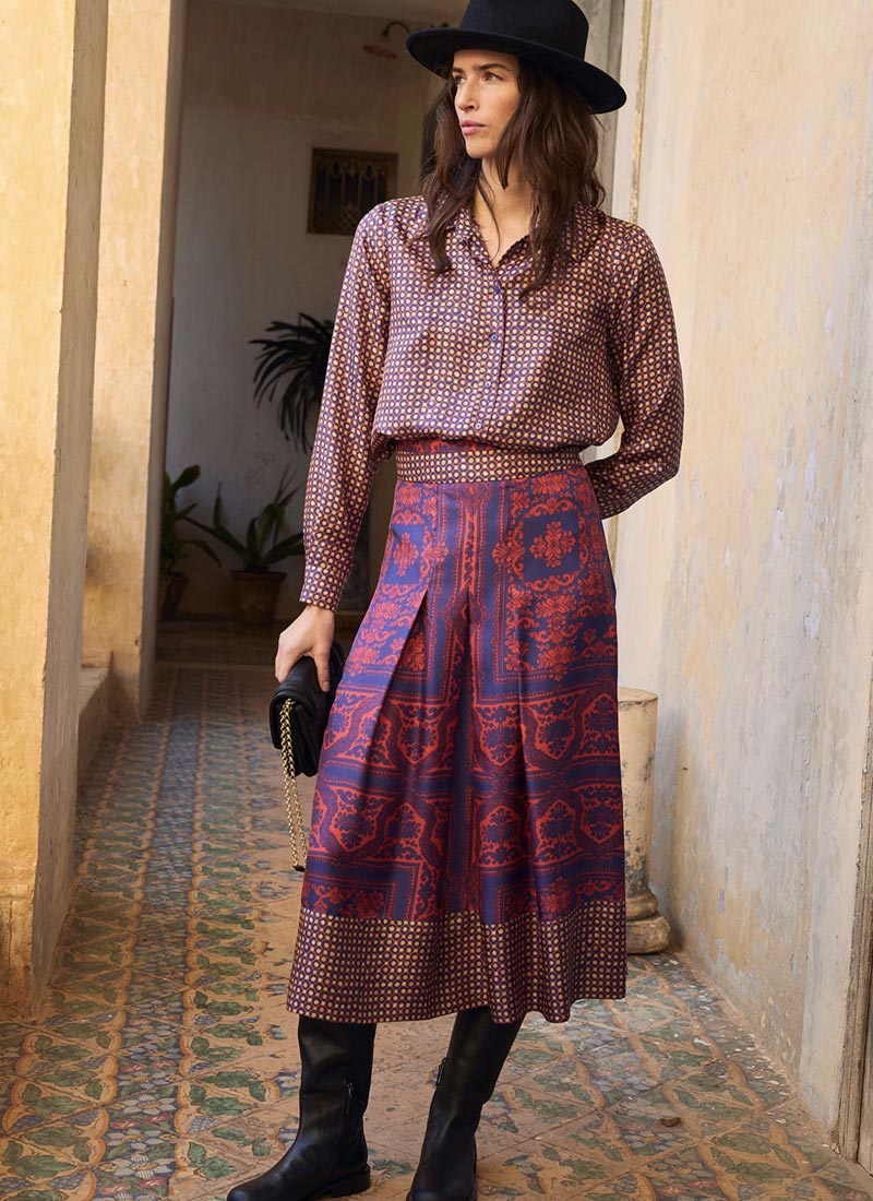 Momoni Arles Printed Silk Shirt