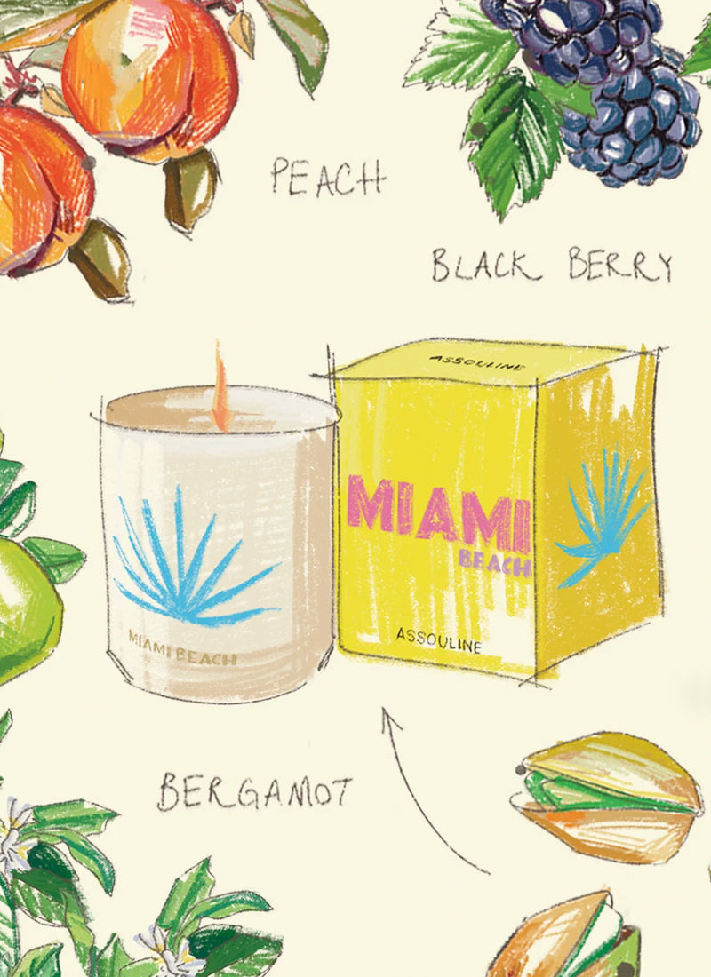 Assouline Miami Beach Candle