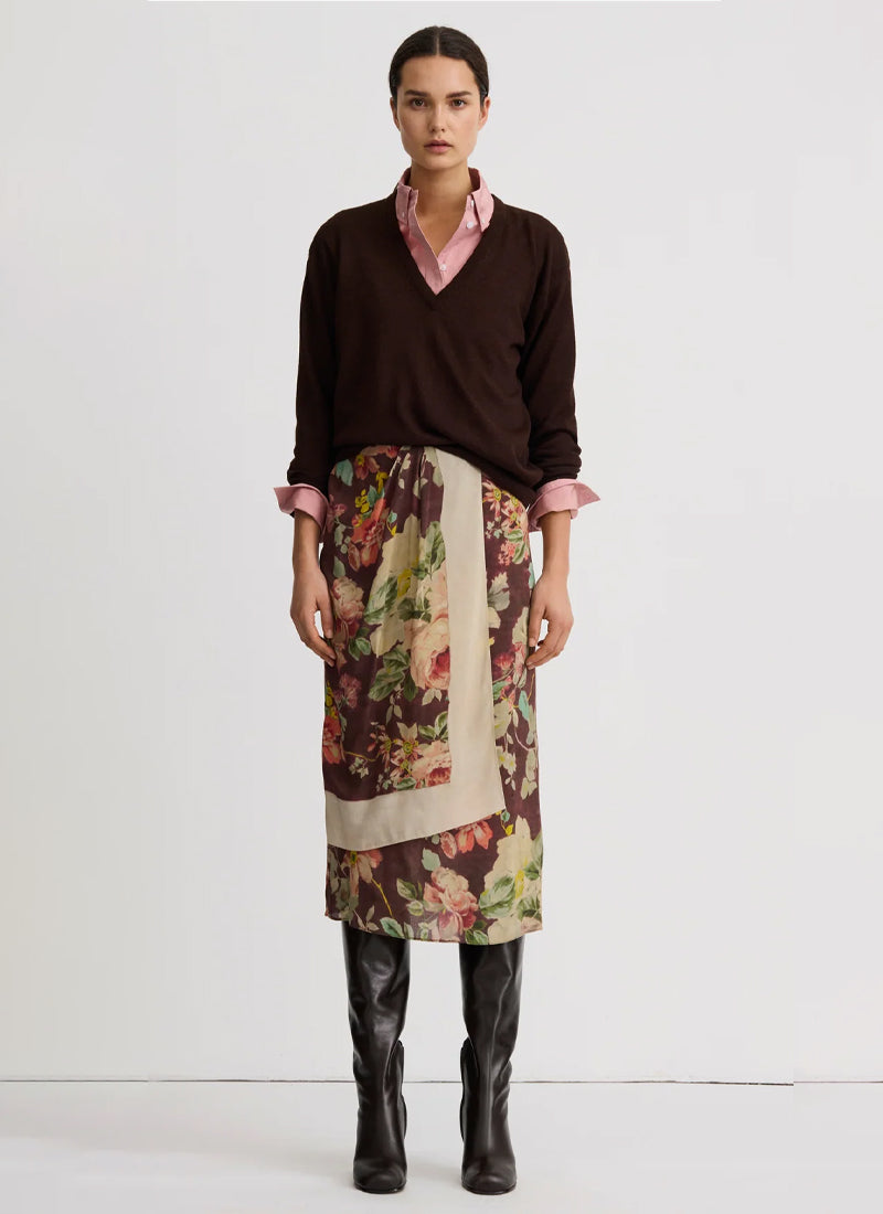 Asymmetrical Overlay Skirt