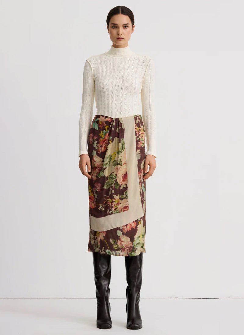 Asymmetrical Overlay Skirt