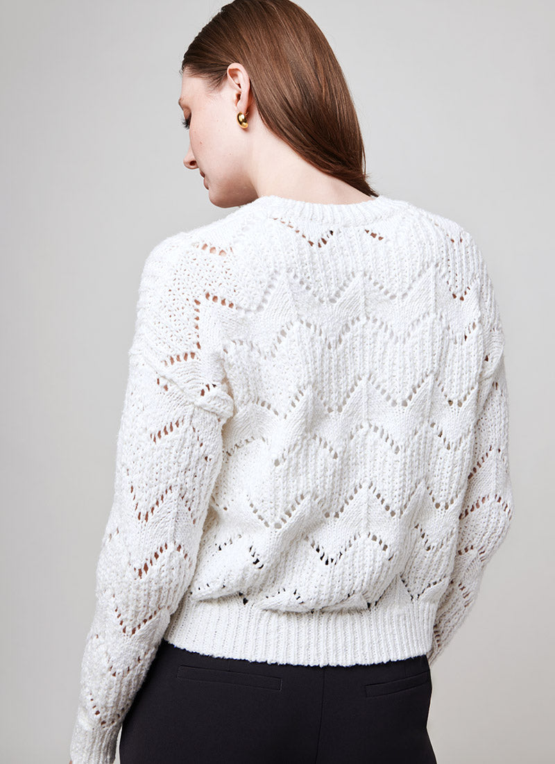 Autumn Cashmere Mix Stitch Cashmere Sweater