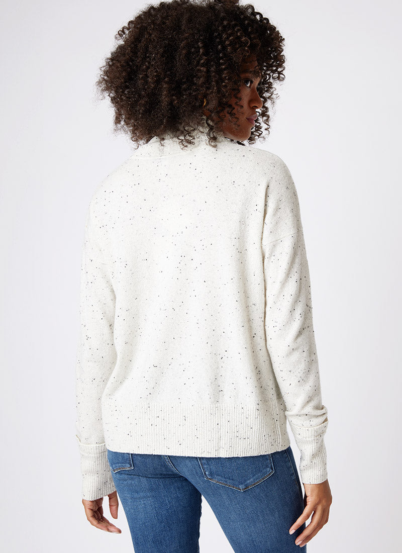 Autumn Cashmere Oversized Mock Neck Pullover