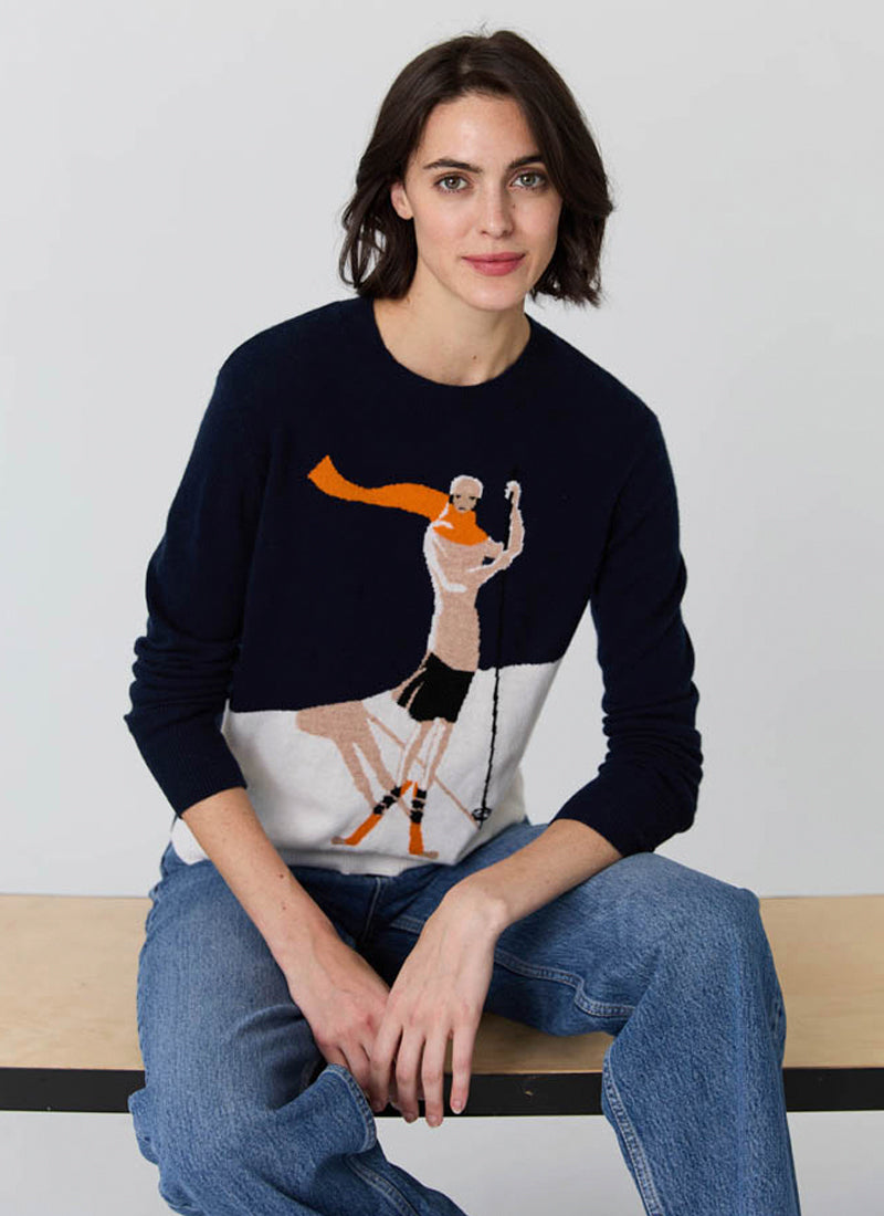 Autumn Cashmere Vintage Ski Crew