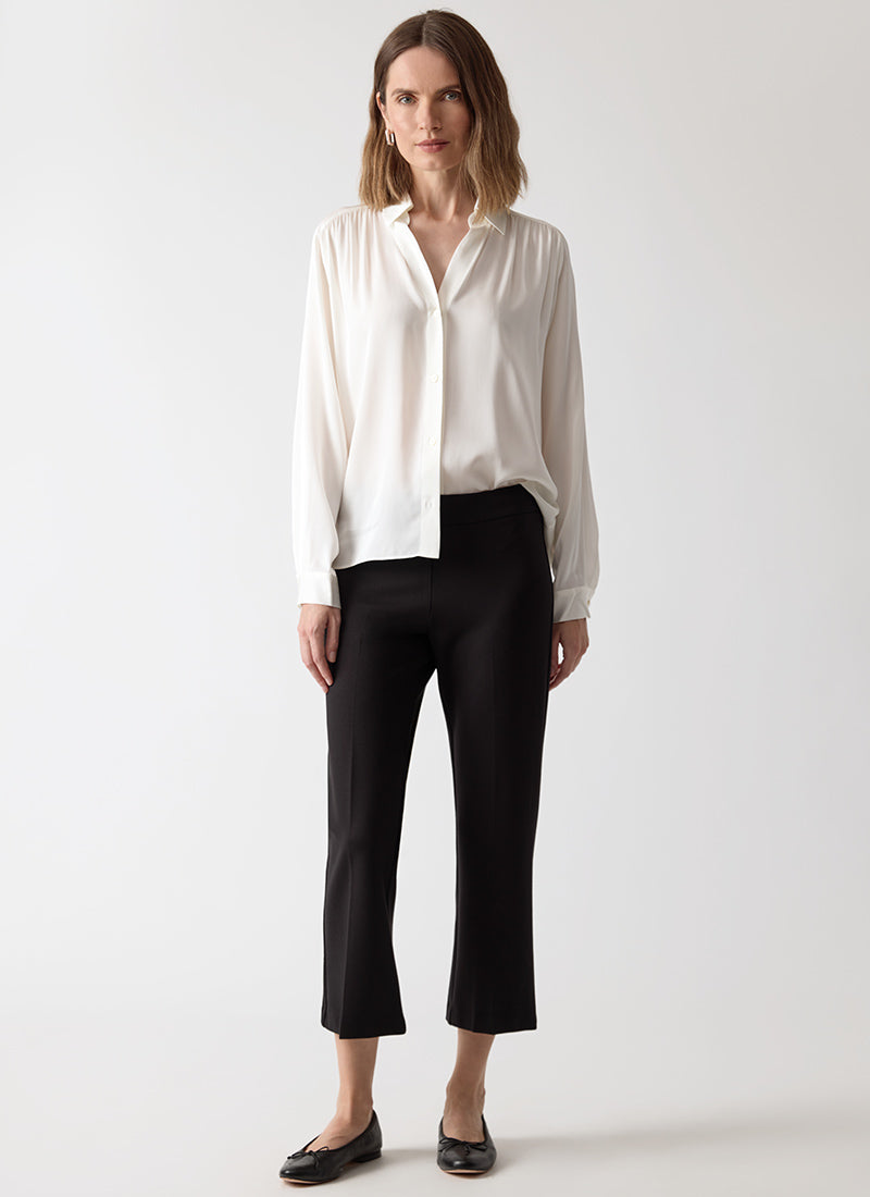 Avenue Montaigne Leo Signature Crop Flare Pant