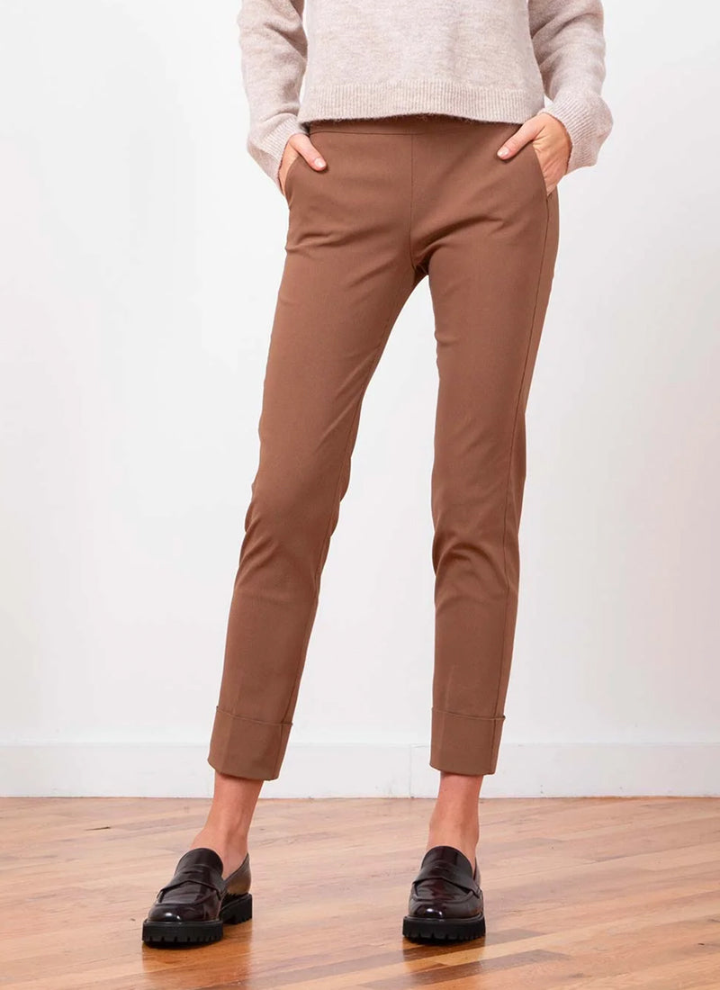  Ben Stretch Slim Cuff Pant by Avenue Montaigne at Andrews 