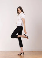 Avenue Montaigne Brigitte Signature Slim Crop Pants