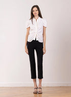 Avenue Montaigne Brigitte Signature Slim Crop Pants
