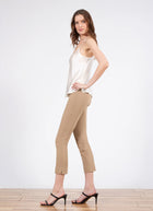 Avenue Montaigne Brigitte Signature Slim Crop Pants